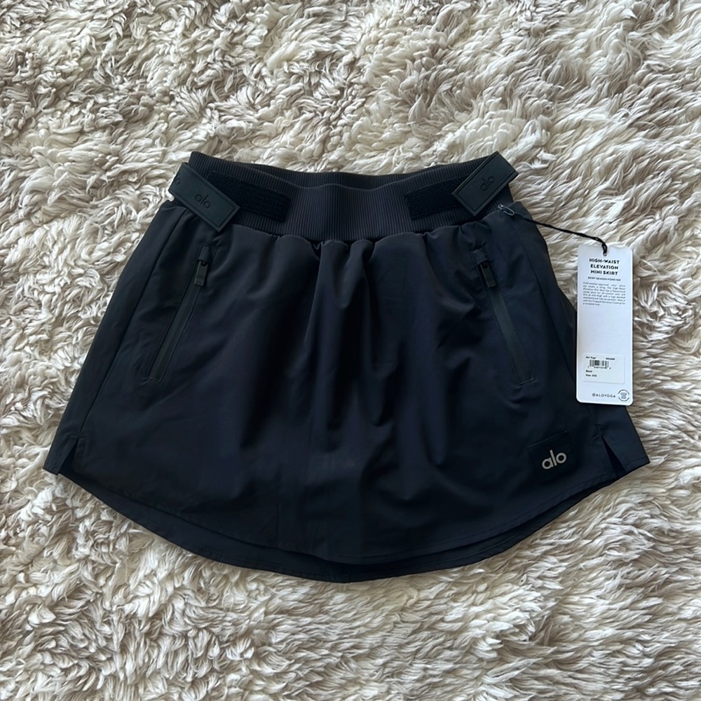 Alo Yoga High Waist Elevation Mini Skirt